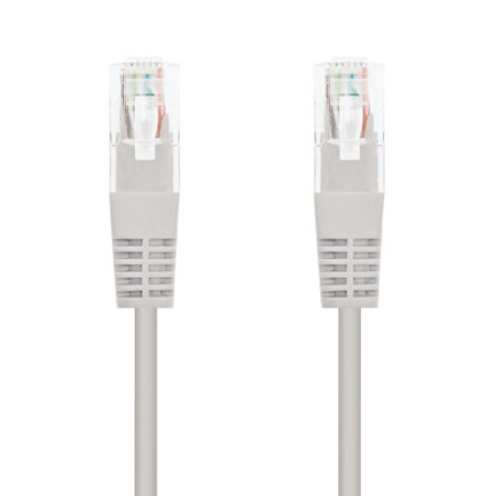 40020-Nanocable CABLE RED LATIGUILLO RJ45 CAT.5E UTP AWG24, 15 M