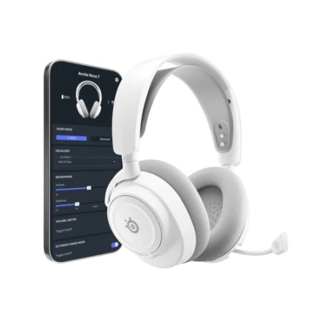 40119-Steelseries Arctis Nova 7P Gen 2 Auriculares Inalambrico Diadema Juego Bluetooth Blanco