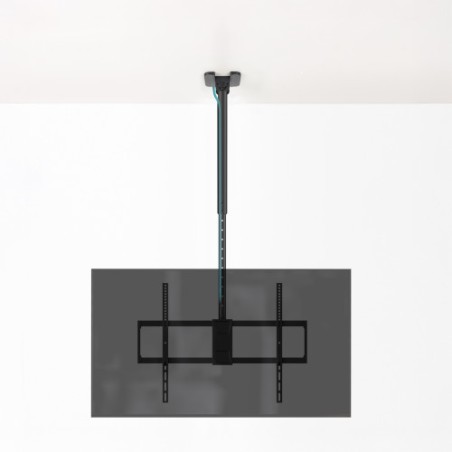 40204-TOOQ SOPORTE TECHO PANT. 50-100" GIRA/INCLI/EXTEN NEGRO