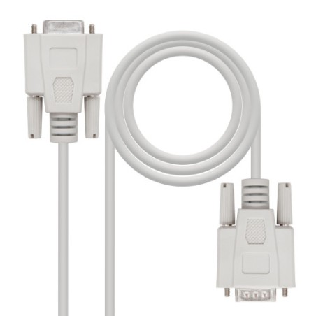 40225-Nanocable CABLE SERIE RS232 DB9/M-DB9/H 1.8 M