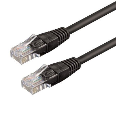 40259-WP WPC-PAT-6U020BL cable de red Negro 2 m Cat6 U/UTP (UTP)