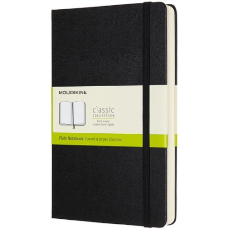 4029-LIBRETA CLASICA MAYOR GROSOR NEGRA L (13X21CM) LISA TAPA DURA MOLESKINE QP062EXP