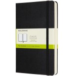 4029-LIBRETA CLASICA MAYOR GROSOR NEGRA L (13X21CM) LISA TAPA DURA MOLESKINE QP062EXP