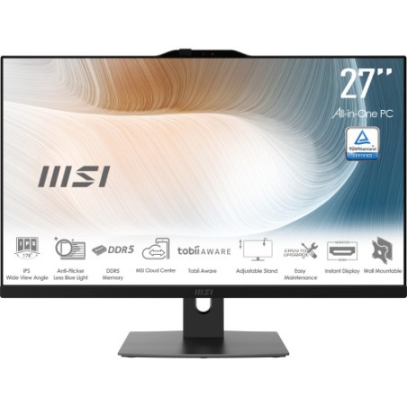40299-MSI MODERN AM272P 1M-1096ES All-in-One PC Intel Core 7 150U 68,6 cm (27") 1920 x 1080 Pixeles PC todo en uno 16 GB