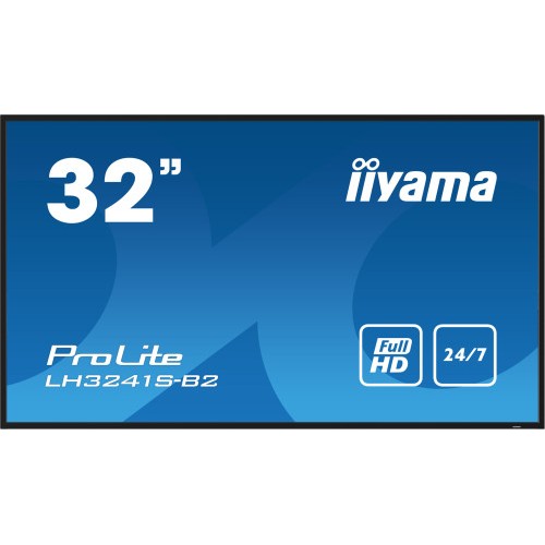 40342-MONITOR IIYAMA 32" 1920X1080, IPS PANEL, 1% HAZE, LANDSCAPE AND PORTRAIT MODE, SPEAKERS 2X 10W , VGA, 3X HDMI, 500
