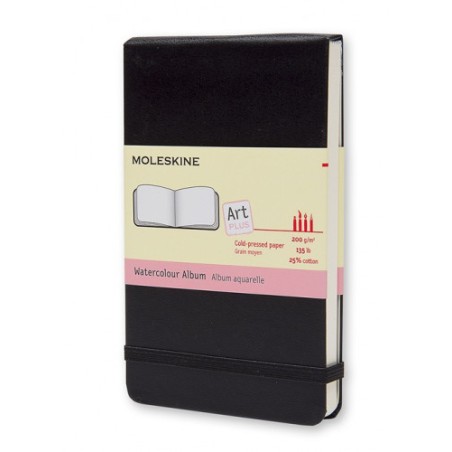 4045-ALBUM DE ACUARELA NEGRO P (9X14CM) MOLESKINE ARTMM803