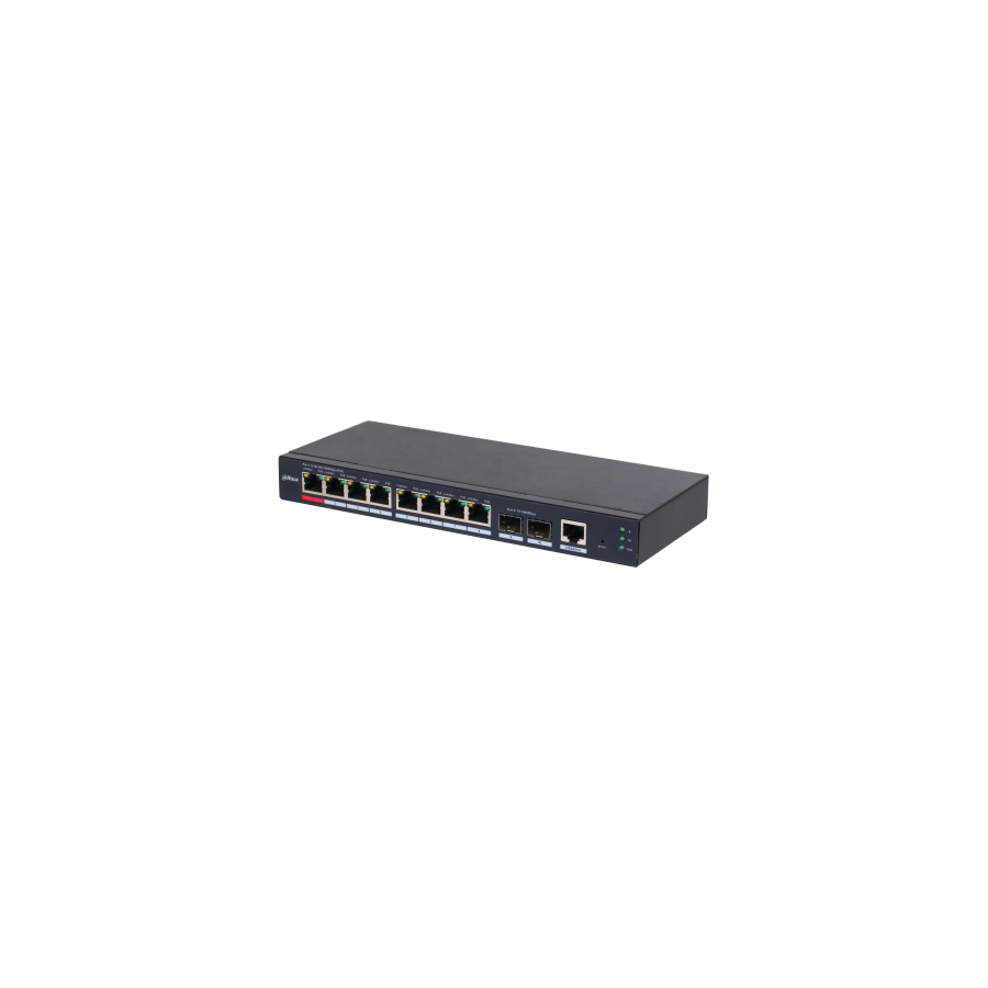 40563-(DH-S4210-8GT-110) DAHUA SWITCH INDUSTRIAL L2 GESTIONABLE POE WATCHDOG 8 PUERTOS