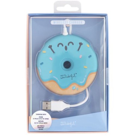 4057-CARGADOR INALAMBRICO CON FORMA-ROSQUILLA MR. WONDERFUL WOA09728ES