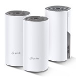 TP-LINK Deco E4 (3-pack) Doble banda (2,4 GHz / 5 GHz) Wi-Fi 5 (802.11ac) Blanco, Gris 2 Interno