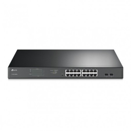 4090-TP-LINK TL-SG1218MPE Gestionado Gigabit Ethernet (10/100/1000) Energia sobre Ethernet (PoE) Negro