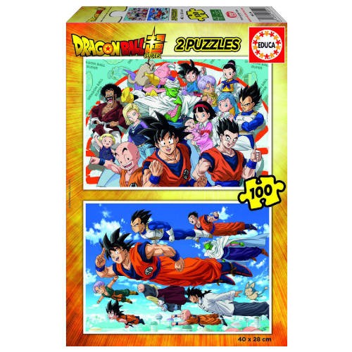 4203-PUZZLE 2x100 DRAGON BALL DE 6-8 ANOS EDUCA BORRAS 18214