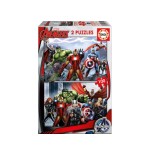 4205-PUZZLE 2x100 AVENGERS DE 6-8 ANOS EDUCA BORRAS 15771