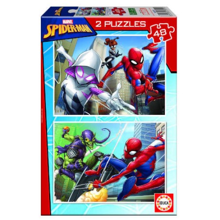 4206-PUZZLE 2x48 SPIDER-MAN DE 4-6 ANOS EDUCA BORRAS 18099