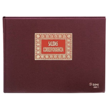 4213-LIBRO DE REGISTROS SALIDA CORRESPONDENCIA FOLIO APAISADO 100 HOJAS DOHE 09911