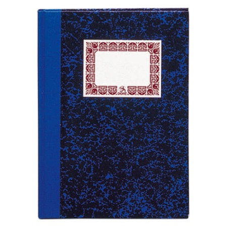 4216-CUADERNO CARTONE CONTABILIDAD RAYADO HORIZONTAL AZUL FOLIO NATURAL 100 HOJAS DOHE 09950