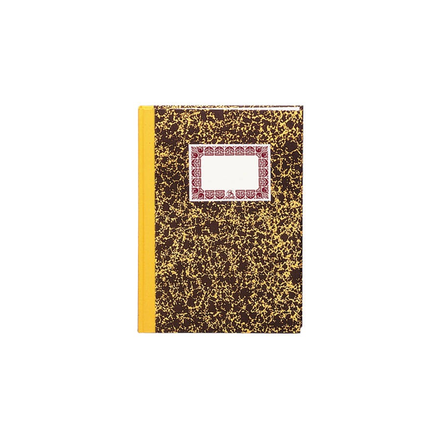 4218-CUADERNO CARTONE CONTABILIDAD CUENTAS CORRIENTES AMARILLO FOLIO NATURAL 100 HOJAS NUMERADAS DOHE 09952