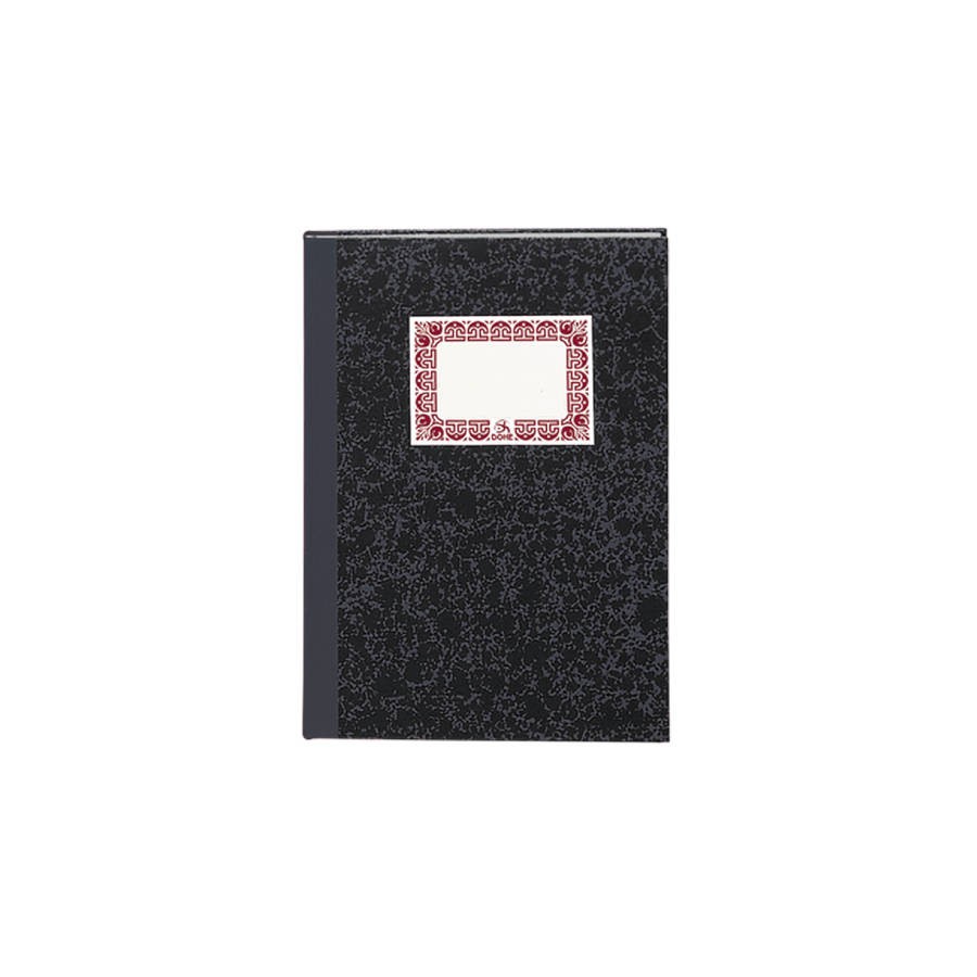 4219-CUADERNO CARTONE CONTABILIDAD CUADRICULA GRIS OSCURO FOLIO NATURAL 100 HOJAS DOHE 09956
