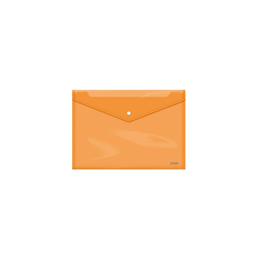 4269-SOBRES POLIPROPILENO BROCHE NARANJA FOLIO APAISADO 335X235 DOHE 91478