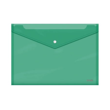 4270-SOBRES POLIPROPILENO BROCHE VERDE FOLIO APAISADO 335X235 DOHE 91479