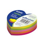 4282-CUBO CORAZON 250 NOTAS 5 COLORES SURTIDOS NEON 70X70 DOHE 75016