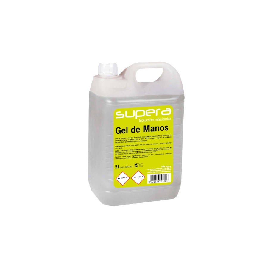 4322-GEL DE MANOS 5 LITROS SUPERA JM080