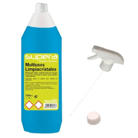 4327-CAJA 20 MULTIUSOS LIMPIACRISTALES 750 ML SUPERA LI324