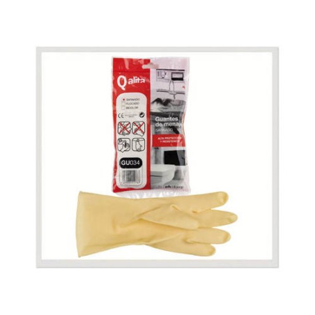 4355-PAQUETE DE 12 PARES GUANTES SATINADO TALLA G QALITA GU034