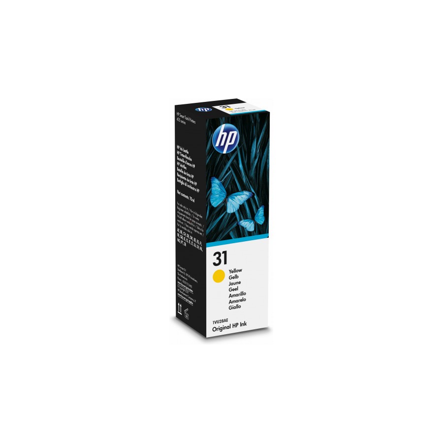 4379-HP 31 70-ml Yellow Original Ink Bottle