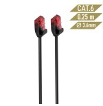 4415-Ewent IM1042 cable de red 0,25 m Cat6 U/UTP (UTP) Negro