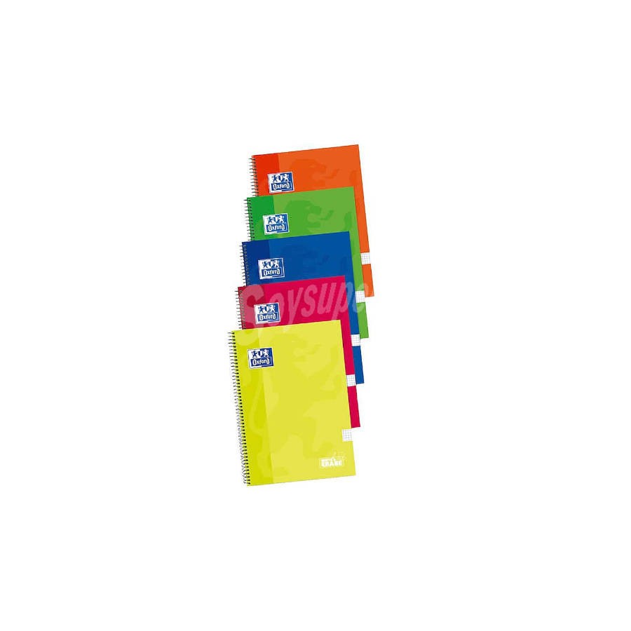 4426-CUADERNO TAPA EXTRADURA FOLIO 80 HOJAS 4X4 COLORES SURTIDOS OXFORD 400122760