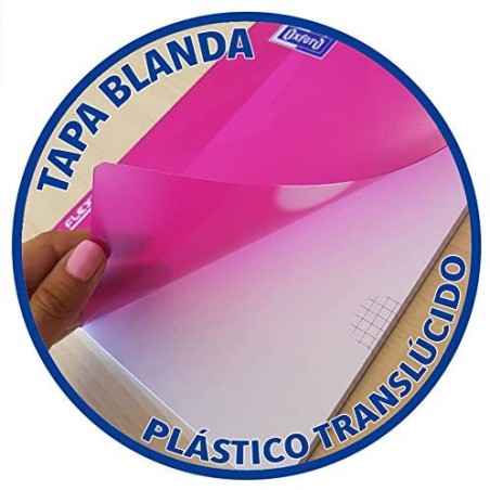 4429-CUADERNO TAPA PLASTICO 4o 80 HOJAS 4X4 COLORES SURTIDOS OXFORD 400044180