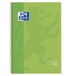 4438-CUADERNO EUROPEANBOOK 1 TAPA EXTRADURA A4+ 80 HOJAS 5X5 COLOR VERDE MANZANA OXFORD 100430199