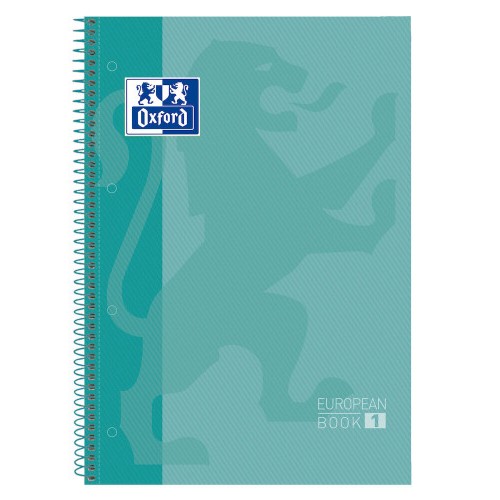 4440-Oxford Europeanbook 1 cuaderno y block A4+ 80 hojas Color menta