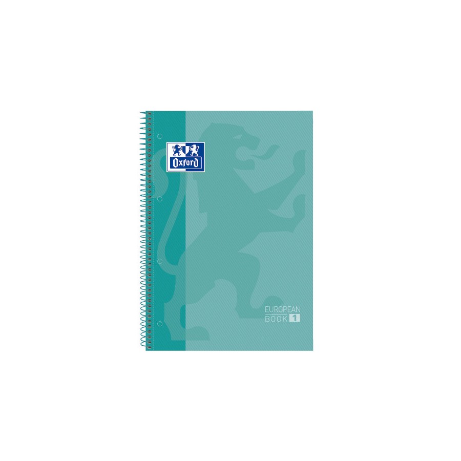 4440-Oxford Europeanbook 1 cuaderno y block A4+ 80 hojas Color menta