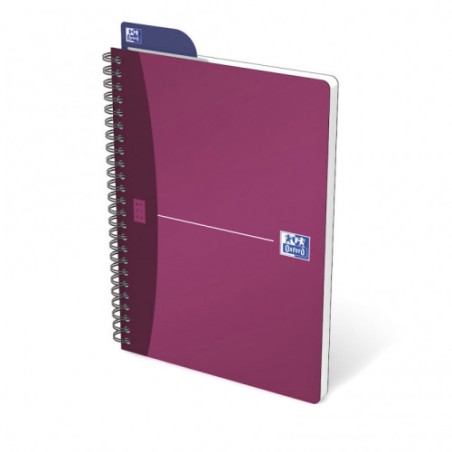 4474-CUADERNO TAPA PLASTICO A5 90 HOJAS 5X5 COLORES SURTIDOS URBAN MIX OXFORD 100104341