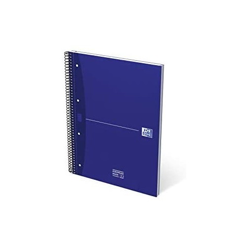 4476-CUADERNO EUROPEANBOOK 1 TAPA EXTRADURA A4+ 80 HOJAS 5X5 COLOR AZUL ESSENTIALS OXFORD 100430421