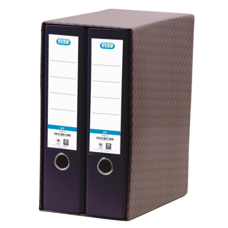 4508-Elba Modulos Rado Top carpeta de carton A4 Negro