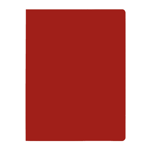 4552-SUBCARPETA SIMPLES INTENSAS 250 GRS FOLIO COLOR ROJO GIO 400040654