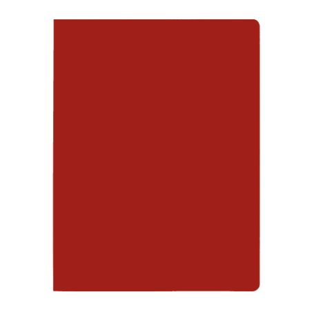 4552-SUBCARPETA SIMPLES INTENSAS 250 GRS FOLIO COLOR ROJO GIO 400040654