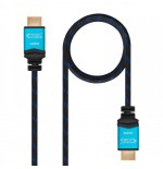 4585-Nanocable Cable HDMI V2.0 4K@60GHz 18 Gbps A/M-A/M, negro, 10.0 m.