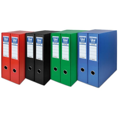 4615-MODULO 2 ARCHIVADORES PALANCA 65 COLOR NEGRO UNISYSTEM COLOR 17231010