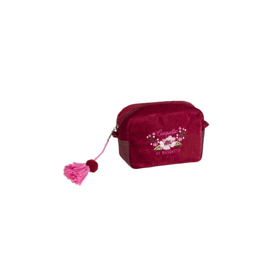 4739-ESTUCHE CUADRADO NECESER COQUETTE BY BUSQUETS 16 X 11 X 8 CM. COQUETTE 16020090700