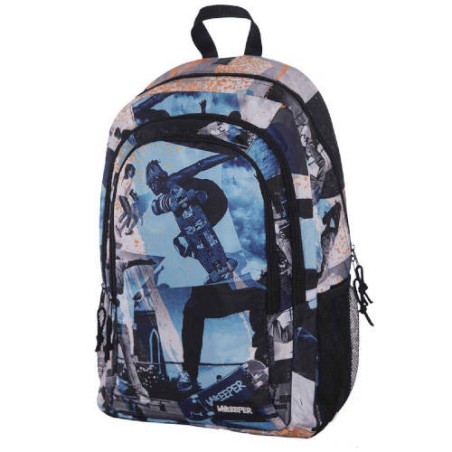 4752-MOCHILA DOBLE UNKEEPER SKATE BOARDING 32,5 X 43 X 13,5 CM. UNKEEPER 80506625970