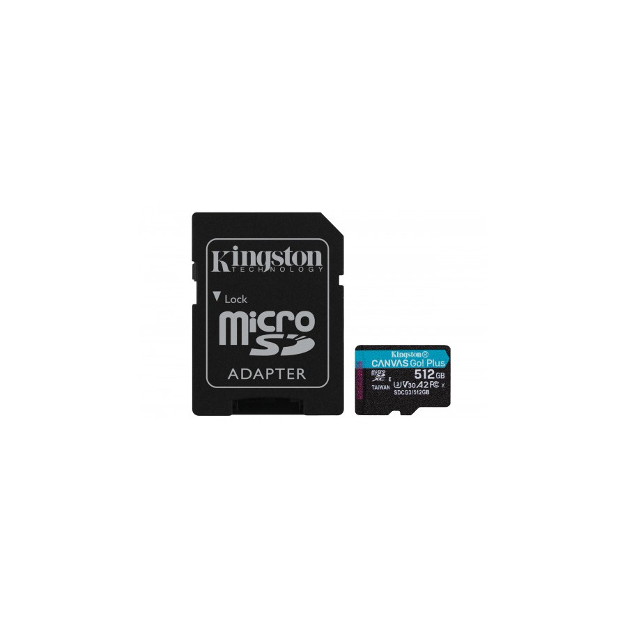 Kingston Technology Canvas Go! Plus memoria flash 512 GB MicroSD Clase 10 UHS-I