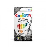 4824-CAJA 10 ROTULADORES SUPER BRUSH CARIOCA 42937