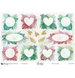 4842-SOBRE CON 2 HOJAS 76X120MM Y 30 PEGATINAS FONDO JARDIN AVERY 54564