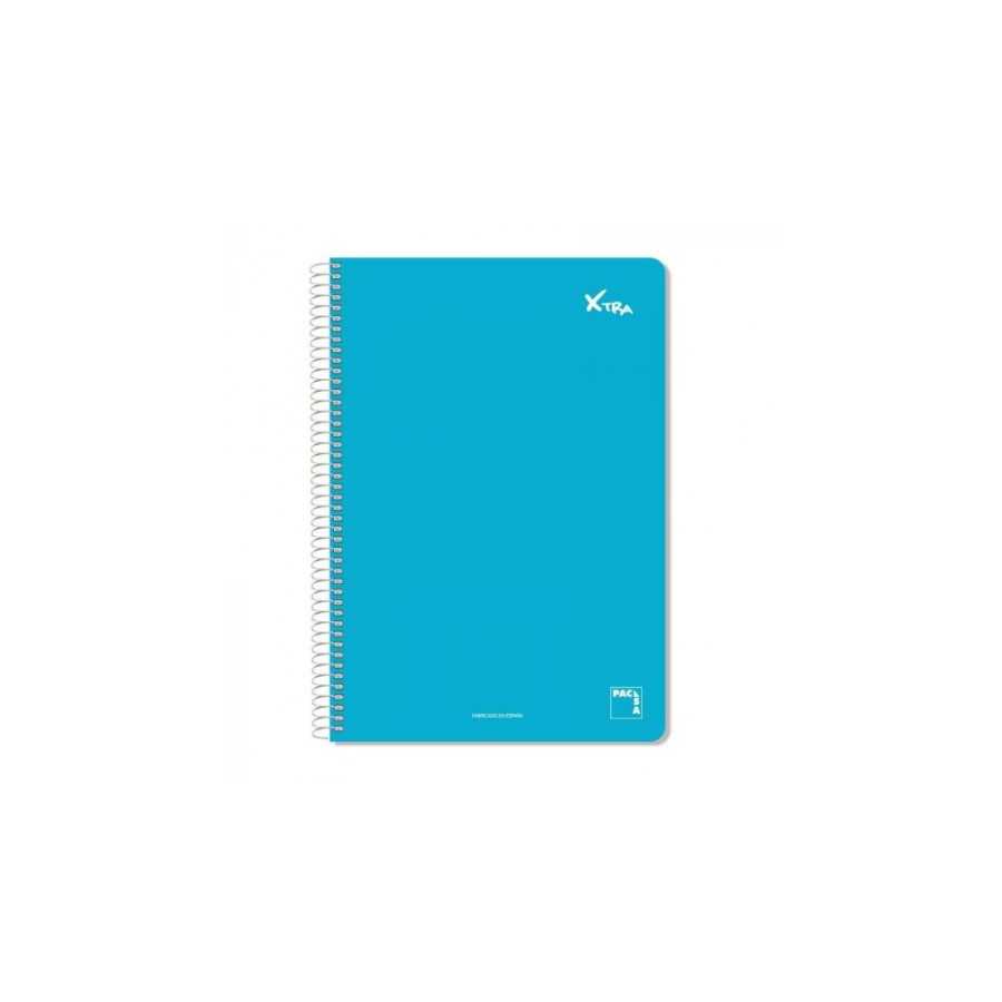 4845-CUADERNO SERIE XTRA 60GR.TAPA CONTRACOLADA FOLIO (215X310MM.) 80 HOJAS CUADRICULA 4X4 COLOR AZUL PACSA 16070