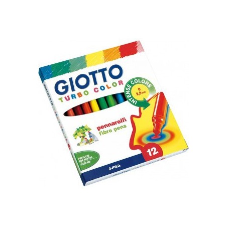 4866-ESTUCHE 12 ROTULADORES TURBO COLOR GIOTTO F416000