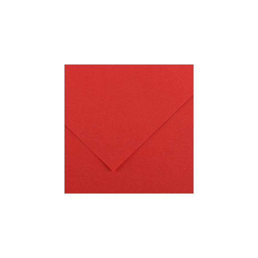 4902-PAQUETE 50 HOJAS CARTULINA IRIS A4 185G ROJO GUARRO CANSON C200040162