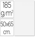 4904-PAQUETE 25 HOJAS CARTULINA IRIS 50X65 185G BLANCO GUARRO CANSON C200040218